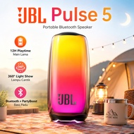JBL Pulse 5 Pembesar Suara Bluetooth Mudah Alih, Paparan Cahaya LED 360°, Bass Dalam, PartyBoost, Ta