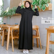 Yuri Dress / Size M L XL XXL / Dress Muslim Matt Katun / Baju Wanita Murah Kekinian / Casual Dress / Fashion Muslimah / Gamis kondangan Gaun pesta pakaian wanita Dress Polos Gamis remaja Baju muslim anak muda Gamis terbaru 2022