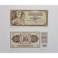 Yugoslavia 10 Dinar Paper 1981 Years UNCIRCULATED