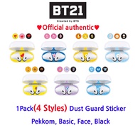 BTS BT21 Official Apple For AirPods Dust Guard Sticker For Apple For AirPods 1 For AirPods 2
