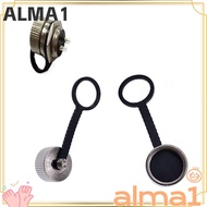 ALMA Dust Metal Cap, Metal Waterproof Aviation Connector Plug Cover, GX16 Dust Cap GX16 Lightweight 