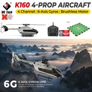 New WLToys RC Helicopter K160 Brushless Motor Airplane 2.4GHz 4CH 6-axis Gyro EC-145 Model