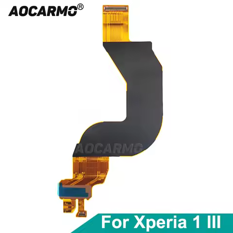 Aocarmo For Sony Xperia 1 III / X1iii MARK3 LCD Screen Motherboard Connection Flex Cable Replacement