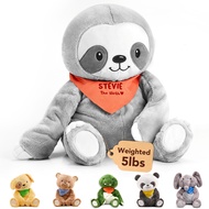 Lilly's Love Stevie The Sloth Large 5lb Weighted Stuffed Animal | Sensory Soft Plushie Comfort Compa