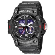 SMAEL | SMAEL Sports Watch Mens Fashion Watches Alarm Clock Stopwatch LED Digital Backlight Dual-Tim