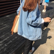 Outer Jacket Korean Version All-Match Jacket Jacket Loose Version [S915] Denim Jacket Women Spring A