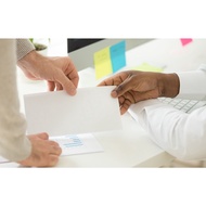 Blank White Envelope 4“ x 9" Non-Window  Blank White Envelope 4.5" x 9.75" Window