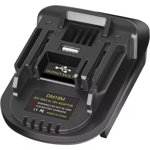DM18M Adapter For Milwaukee For Dewalt To for Makita 18V BL1830 BL1850 DM18M Power Tool Accessories 