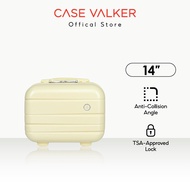 Case Valker Anna 14 inches PC+ABS Cosmetic Case Travel Luggage Bag  (14") Beg Bagasi