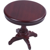 (BYZI) 1/12 Wooden Furniture Miniature Round Table