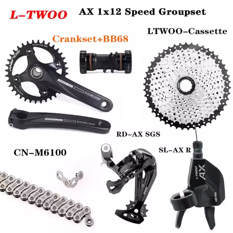 LTWOO 1X12 Speed Derailleurs Groupset for Mountain Bike 12V Shift Lever K7 Cassette 12V CRANK BB68/7