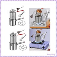 [TisityMY] Deep Fryer with Handle Deep Fryer Frying Pot for Kitchen Outdoor Camping