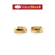 22K Gold Clip Earring
