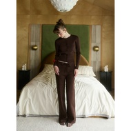 nichii-Fuka Knitted Set Airport look
