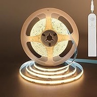 5V motion sensor COB LED strip lamp, adjustable delay, two ways of power supply, battery (without ba