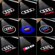 2pcs Car Door Welcome Light Door Light Logo LED Projector Lamp Car Accessories For Audi A1 A2 A3 A4 