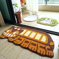 Totoro Cartoon Floor Mat Non-Slip Floor Mat Bathroom Bathroom Absorbent Floor Mat Toilet Carpet Bedr