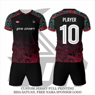 Baju Futsal Jersey Printing Pria Wanita Free Kostum Nama Logo Terbaru 2023