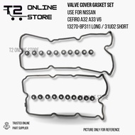 T2 NISSAN CEFIRO A32 A33 V6 VALVE COVER GASKET SET 13270-8P311 13270-31U02