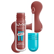 NYX PROFESSIONAL MAKEUP Lip IV Hydrating Glossy Lip Stain, Long-Lasting, Tinted, Vegan Formula with 