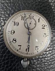 罕見古董】1920年代 OMEGA 歐米茄 8日鍊 15石 獨立小秒盤 懷錶