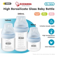 Dr.isla GB60 - Borosilicate Glass Baby Bottle Baby Milk Glass Bottle/