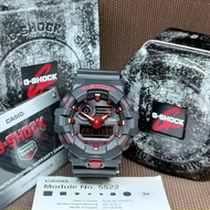 Casio G-Shock GA-700BNR-1A Ignite Red Black Analog Digital Men's Sport Watch