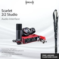 Focusrite Scarlett 2I2 Studio 3Rd Soundcard Recording Equipment Package