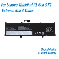 15.36V 80Wh L19M4P71 Laptop Battery For Lenovo ThinkPad P1 Gen 3 X1 Extreme Gen 3 Series L19C4P71 L1