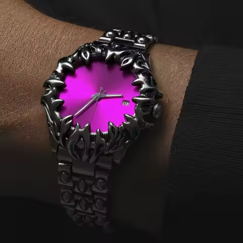 Purple Y2K Demon Claw 2025 Antique Alabaster Industries Quartz Watch Men Personalize High Quality Me