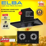 SYK Free Shipping Elba EH-R9033 (BK) EGH-M8442G(BK) Hob Cooking Cooker Hood Kitchen Penyedut Asap Da