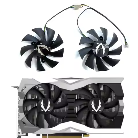 For ZOTAC GeForce RTX2060 2070 Super Mini GTX1660 1660TI Graphics Card Replacement FaNew 85MM 4PIN G