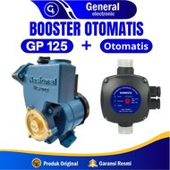 Paket Pompa Air Pendorong Booster GP-125 Nasional + MC pendorong Otomatis SC 015 Shimizu