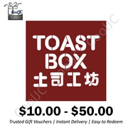 Toast Box Digital Voucher $5 Gift Card Shopee Chat Inbox Delivery