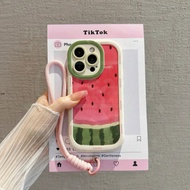 Summer Aesthetic Watermelon Case Vivo V40 Lite 4G 5G Y28 Y18 Y04 4G Y29 Y29S V27 Pro Y20 Y20S Y36 Y2