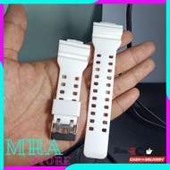 Strap Casio G-shock GA-100 GA-120 GA-700 GA-300 GA-350 G-890 GD-100 White Premium watchTALI Rubber w