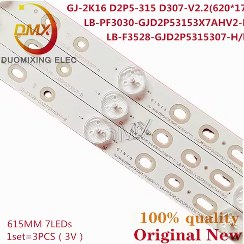 LED Backlight Strips 7 Lamp LB-PF3030-GJD2P53153X7AHV2-D For 32PHT4101 60 32PHT41321 12 For LG 32LJ5