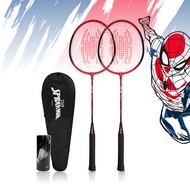 Mesuca Marvel Children Aluminum Alloy Badminton Racket Double Racket Set