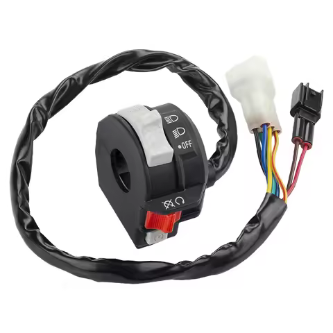 Left Handlebar Switch Engine Start Run Off Headlight for Yamaha Raptor 350 660R 5LP-83973-01-00 5LP-