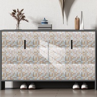 [Ready Stock] PVC Simulation Tile Sticker Modern Simple Self-Adhesive Waterproof Tile Sticker Floor 