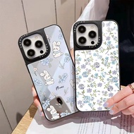 Luxury mirror colorful tulips flowers bow Phone case for Samsung Galaxy A20 A30 A22 A23 F23 A24 A25 