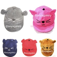 Cats Pattern Baby Toddler Hat Baby Toddler Hat/ Ages 0-2 Years Early