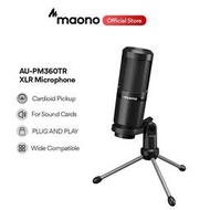 Maono AU-PM360TR電容式麥克風播客麥克風適用於電腦筆記本電腦手機、聲卡、YouTube、遊戲、錄音