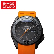 Seiko 5 SRPD SSK GMT Perfect Fit Curved End Rubber Strap Band 22mm FKM Seiko Mod