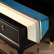 Pelari Meja Ringan Mewah Mewah Tinggi Gaya Cina Baharu Alas Meja Teh Kain Meja Teh Kain Meja Makan P