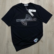 Stone Island Men's Casual Simple SI Island T-Shirt