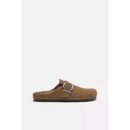 PB women's slippers (P U L & B E A R) with ecru color buckle details