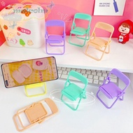 MALCOLM Mini Chair Phone Stand, ABS Decorative Mobile Phone Holder, Cute Plastic Foldable Protable Mini Phone Holder Phone