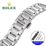 Rolex12/13/14/15/16/17/18/19/20/21/22mm Stainless Steel Strap Suitable for Rolex Watch Bracelet Stee