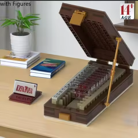MOC 194pcs Dexter Morgan's Trophies Box nan Perfect Birthday Party Favorite DIY Building Blocks for 
